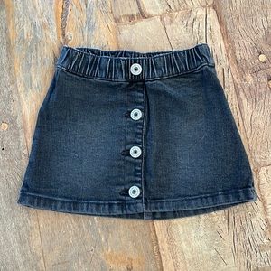 Art Class brand Toddler black denim skirt